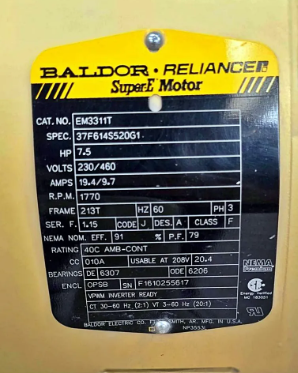 Motor Baldor 5hp - Imagen 2