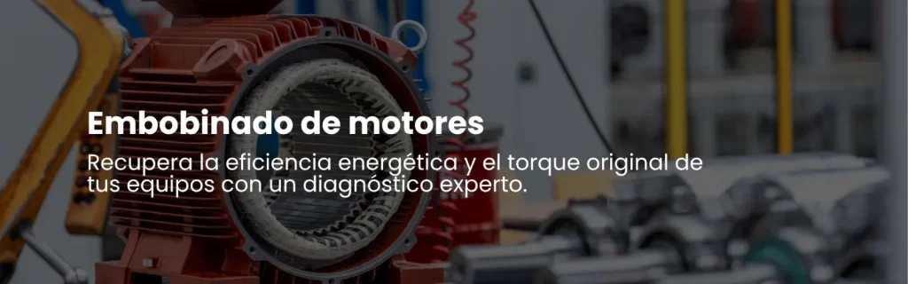 Imagen para banner de embobinado de motores de ATI Refacciones donde realizan servicio urgente